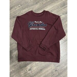 Vintage Style Croft & Barrows hoodie sweatshirt  mens XL Red Grandpa Grandpacore